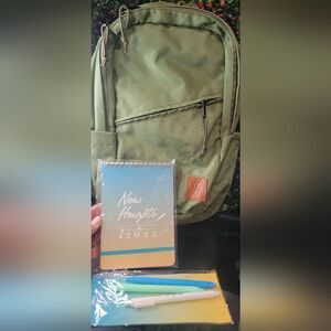 Young Living Olive‎ Green Backpack